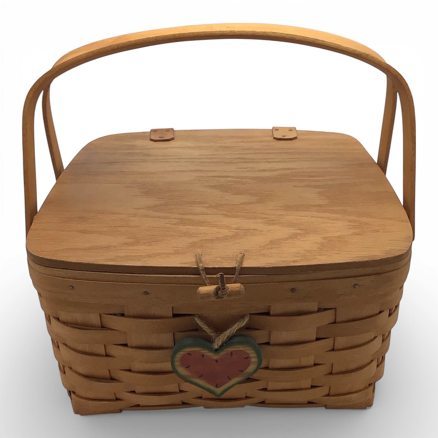 Longaberger Cake Basket with Insert, Protector, and Tie-On