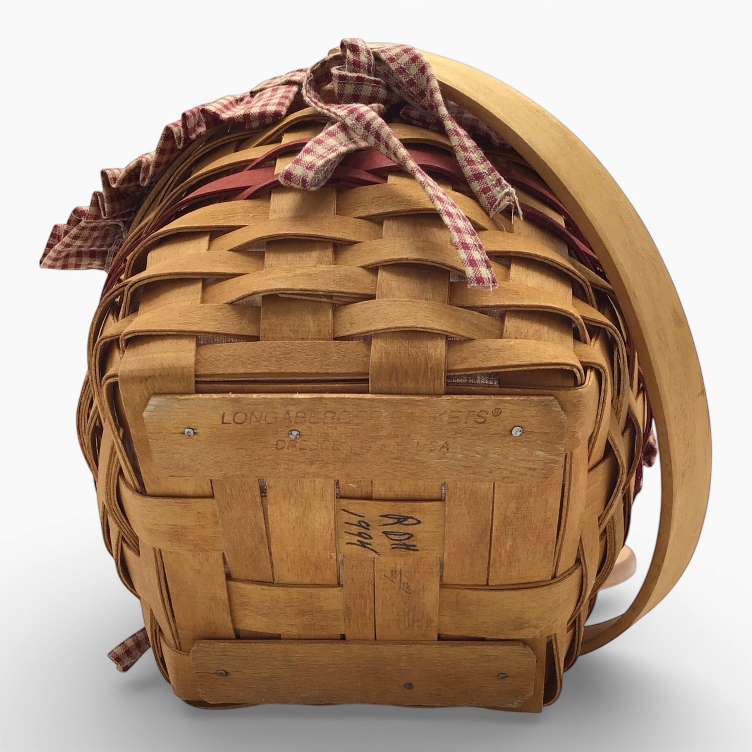 Longaberger Christmas Collection 1994 Edition Jingle Bell Basket