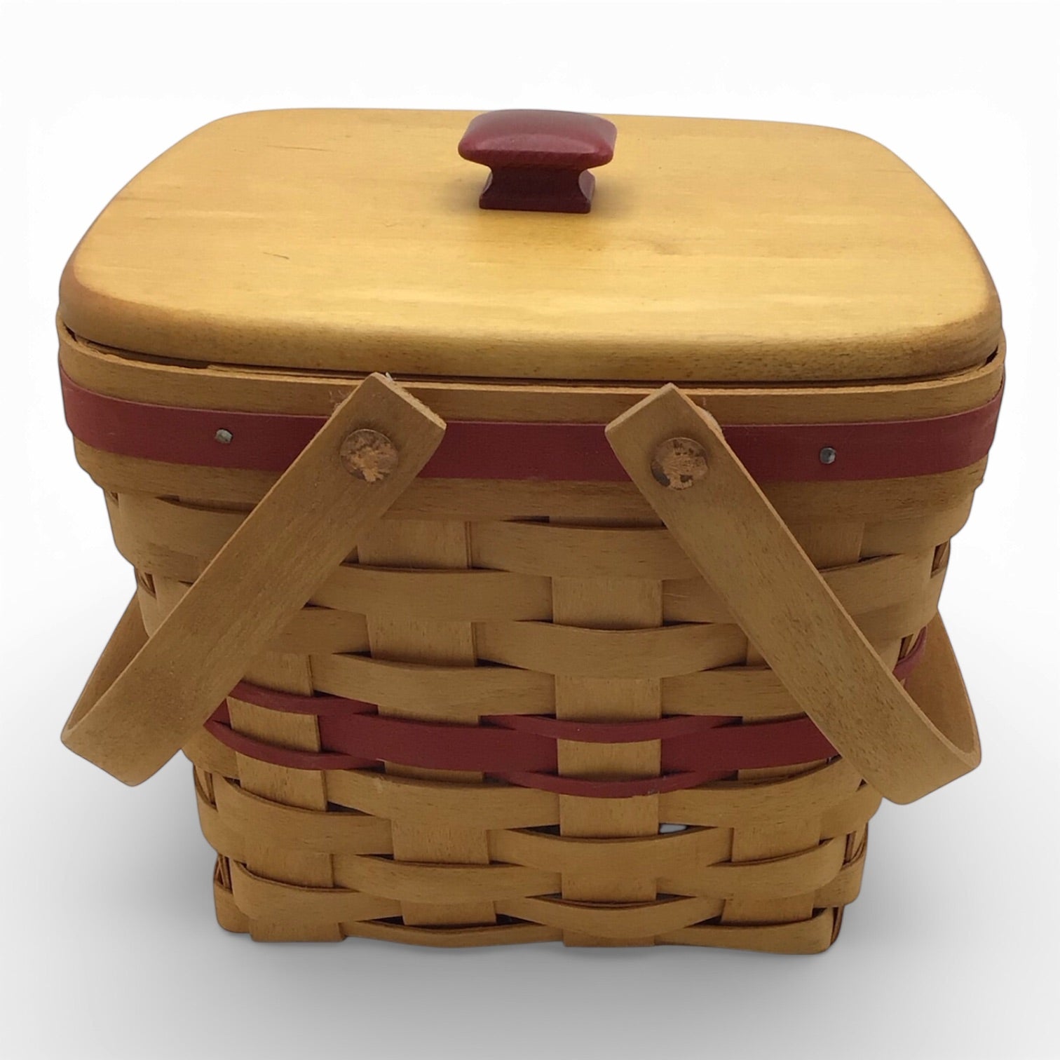 Longaberger Christmas Collection 1995 Edition Cranberry Basket