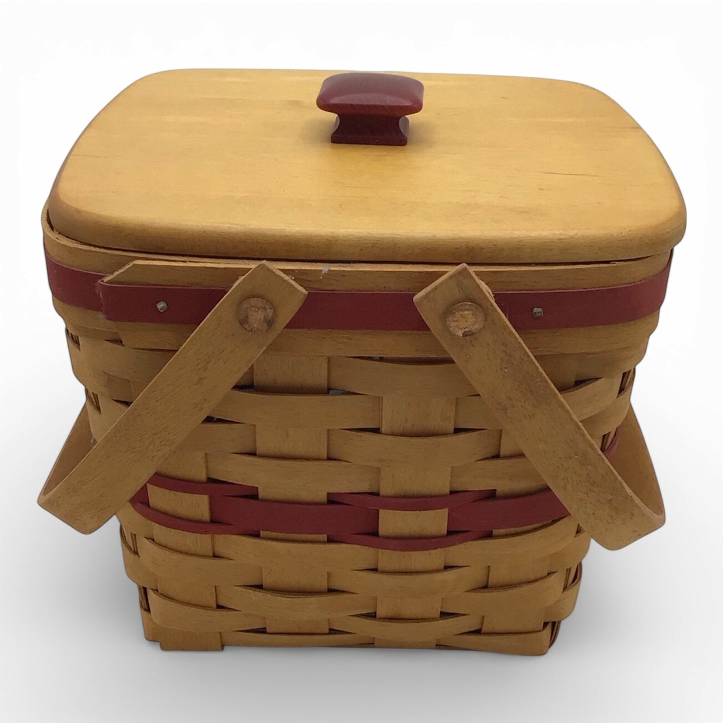 Longaberger Christmas Collection 1995 Edition Cranberry Basket