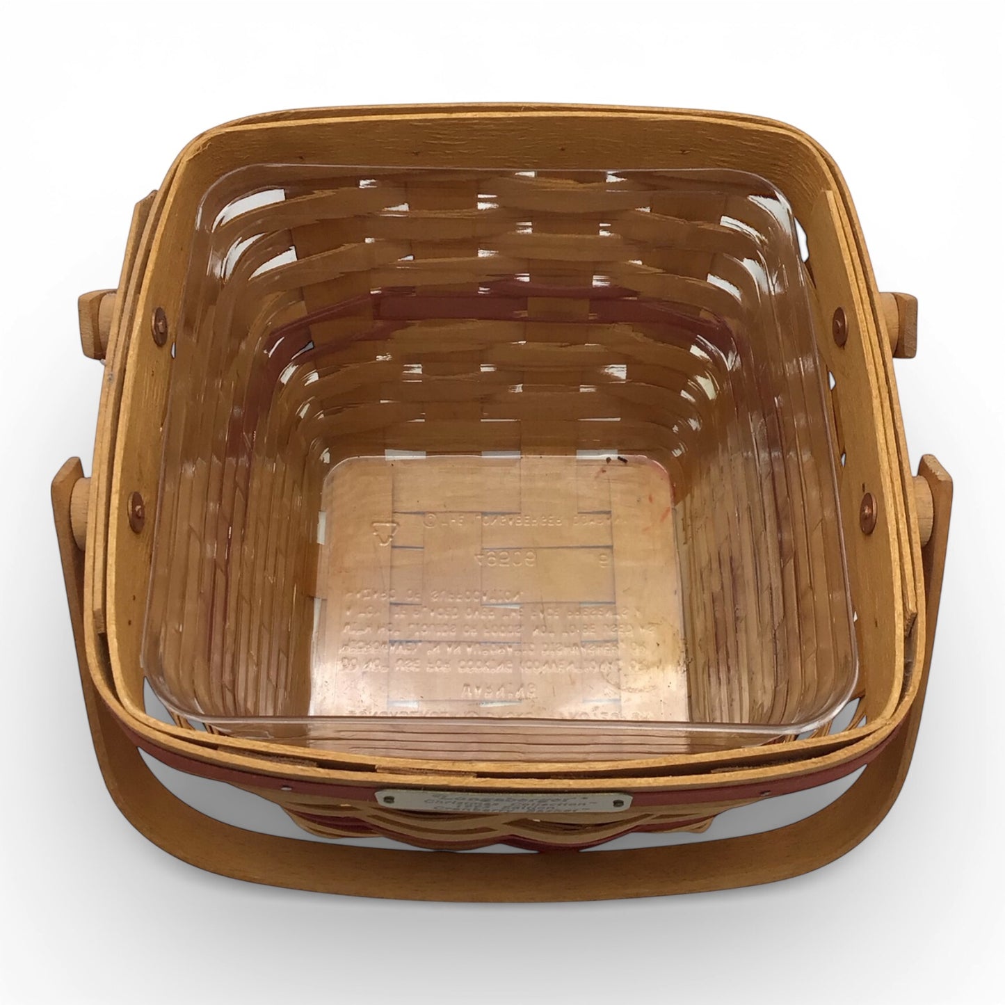 Longaberger Christmas Collection 1995 Edition Cranberry Basket