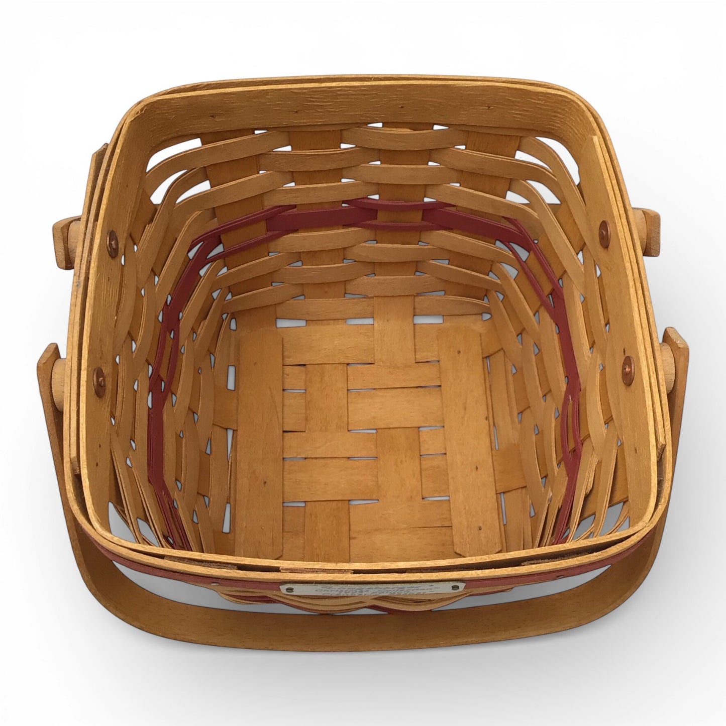 Longaberger Christmas Collection 1995 Edition Cranberry Basket