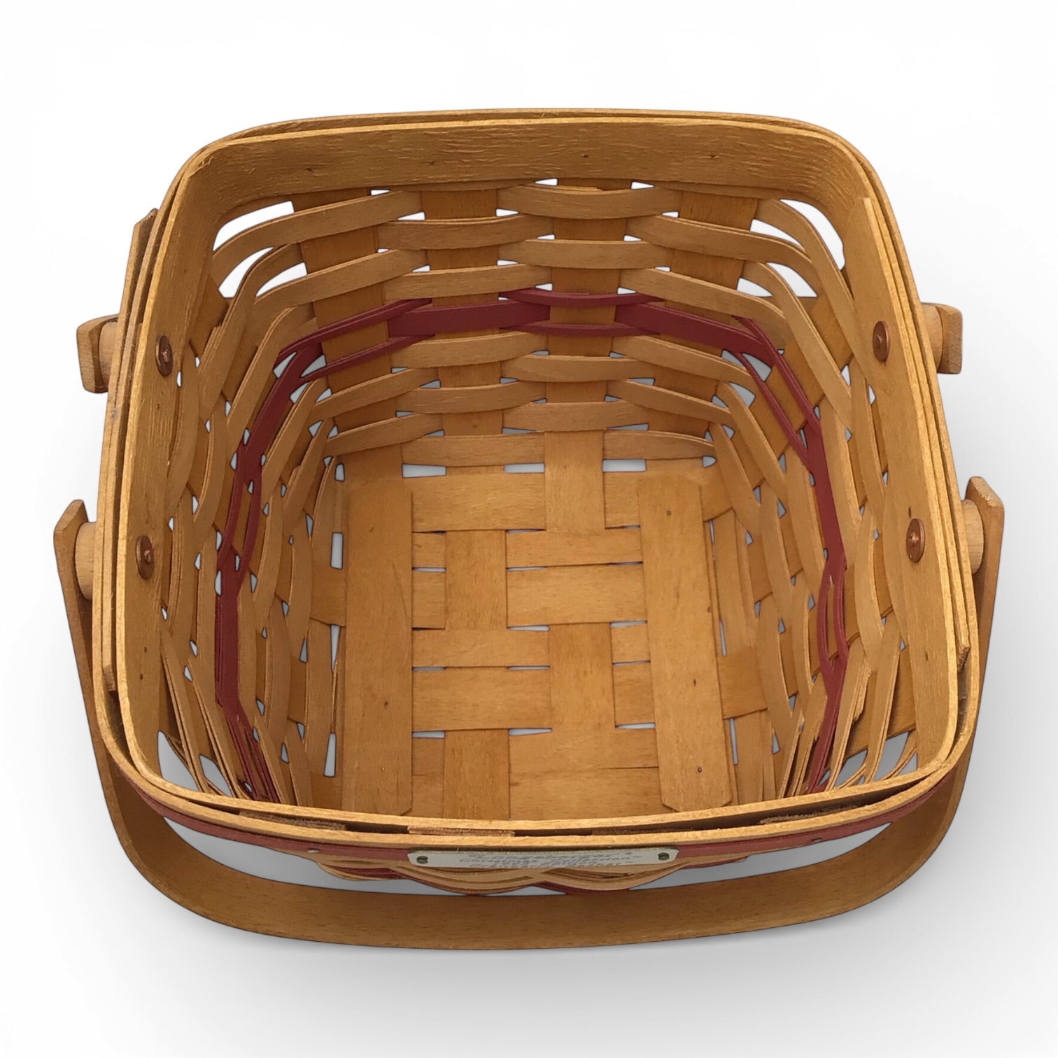 Longaberger Christmas Collection 1995 Edition Cranberry Basket