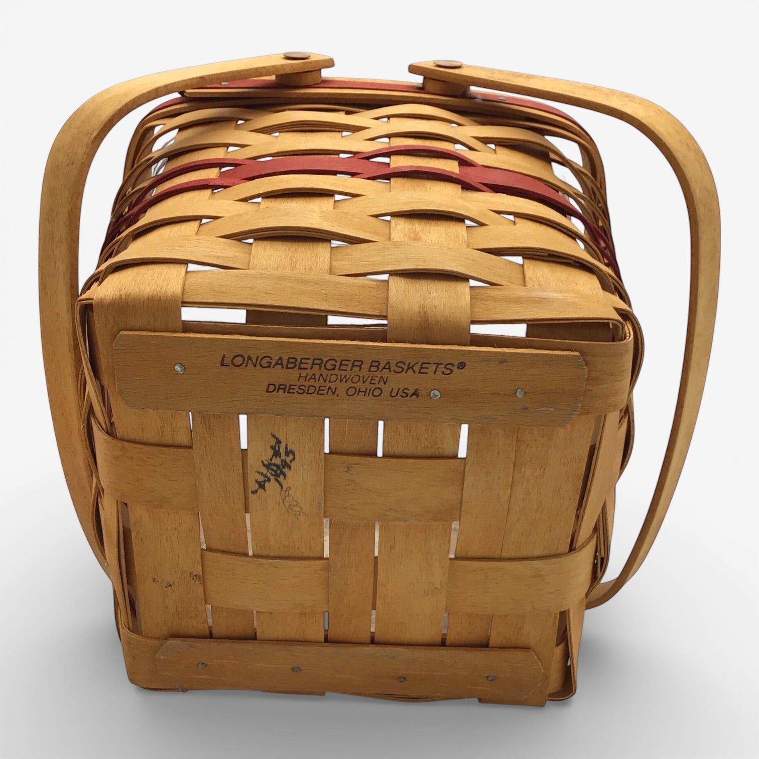 Longaberger Christmas Collection 1995 Edition Cranberry Basket