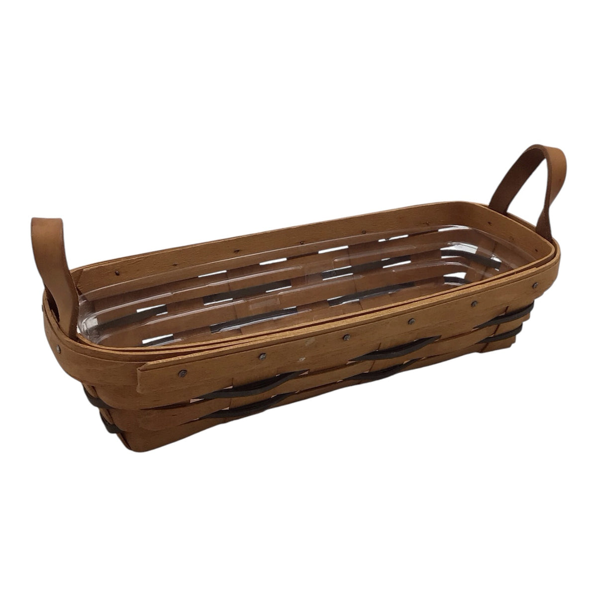 Longaberger Cracker Basket w/ Plastic Liner