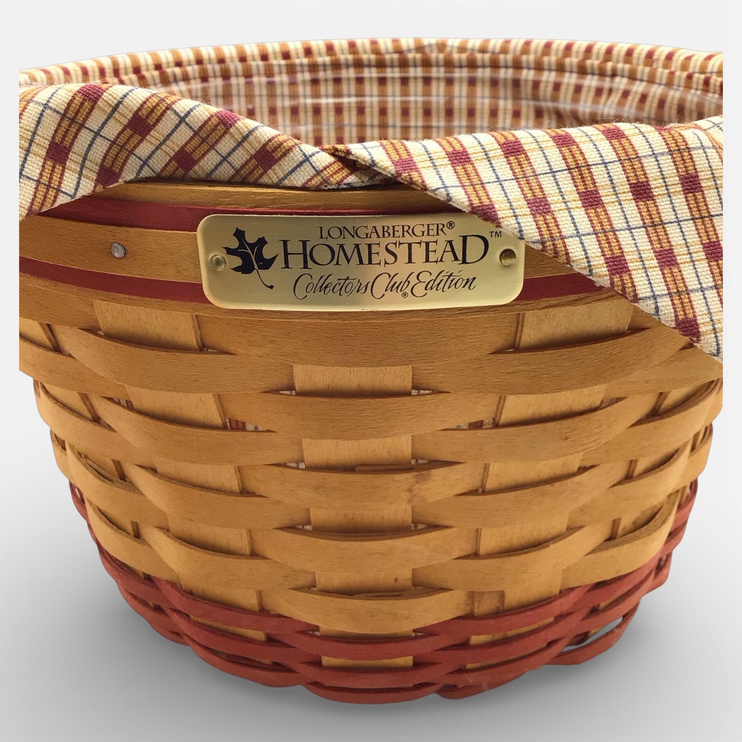 Longaberger Homestead Collector's Club Edition with Lid, Liner, and Protector 1999