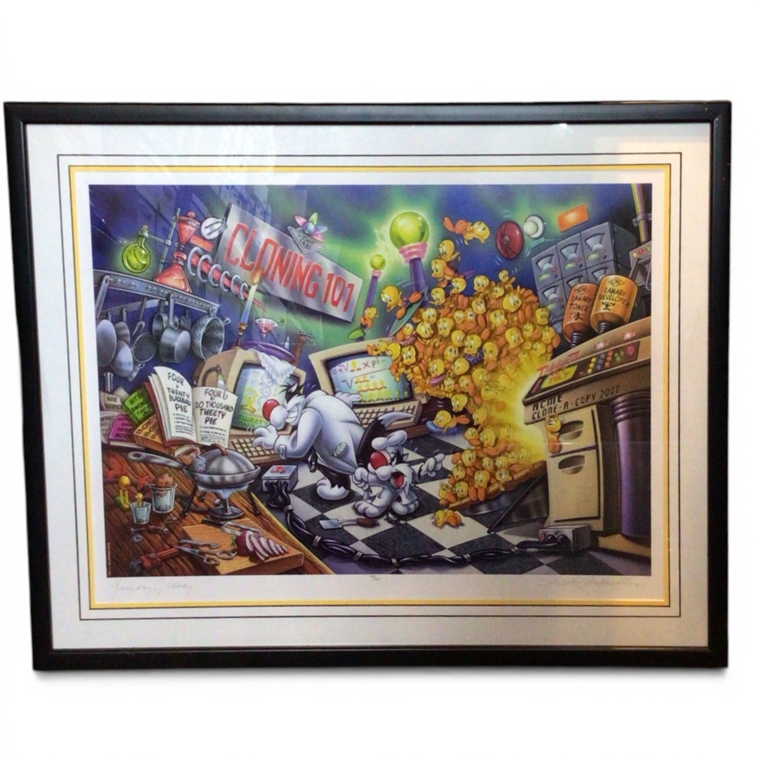 Looney Tunes "Cloning 101" Signed Lithograph - 140/250