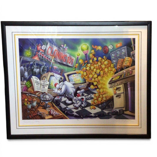 Looney Tunes "Cloning 101" Signed Lithograph - 140/250