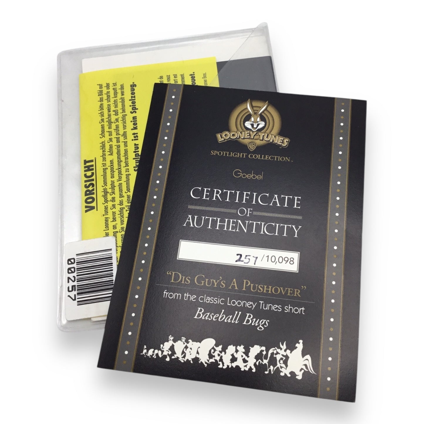 Looney Tunes Spotlight Collection Baseball Bugs Bunny Figurine - Limited Edition