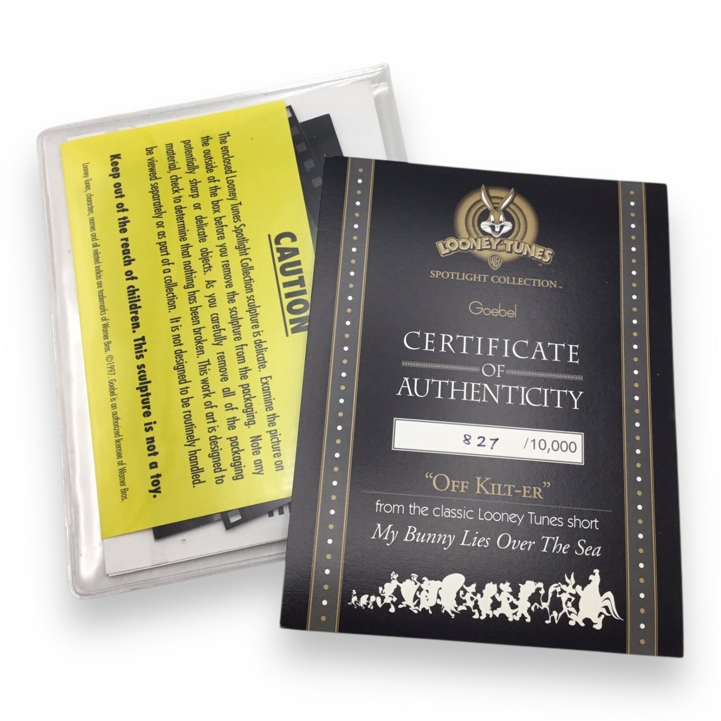 Looney Tunes Spotlight Collection Off Kilt-er My Bunny Lies Over the Sea Off Figurine - Limited Edition