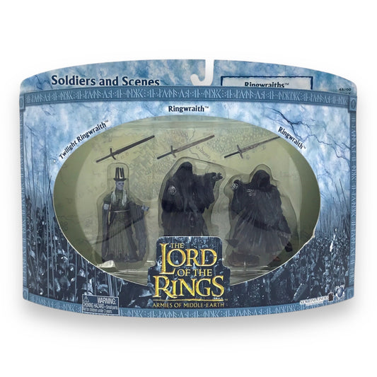 Lord of the Rings Armies of Middle-earth – Ringwraiths Soldiers and Scenes Battle Scale Figures (Play Along, 2003, New in Box)