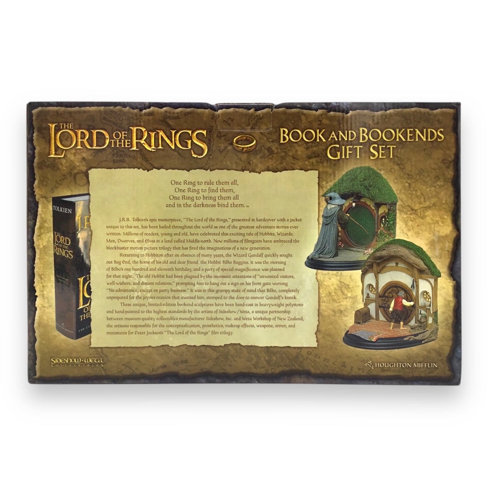 Lord of the Rings Book and Bookends Gift Set – Sideshow Weta Collectibles (2003)