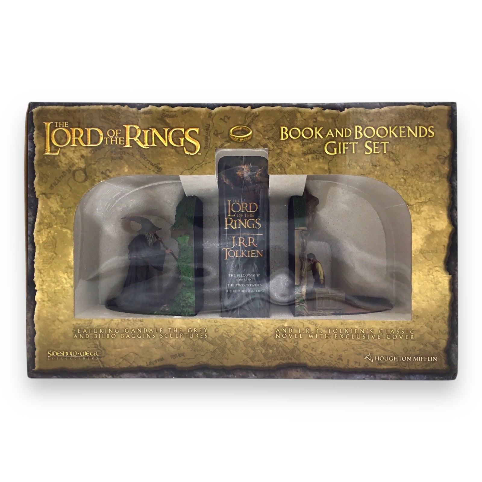 Lord of the Rings Book and Bookends Gift Set – Sideshow Weta Collectibles (2003)