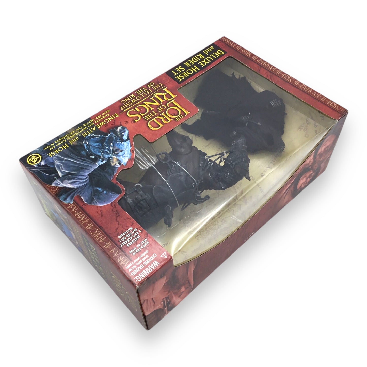 Lord of the Rings Fellowship of the Ring Deluxe Horse and Rider Set – Ringwraith & Horse (Toy Biz, 2002, Sealed)