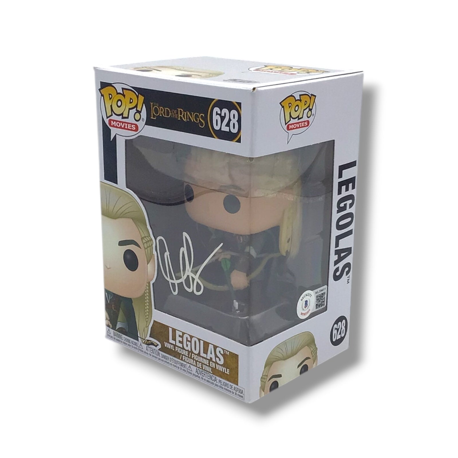 Lord of the Rings Funko POP! (#628) Legolas | Signed by Orlando Bloom (Beckett Certified)