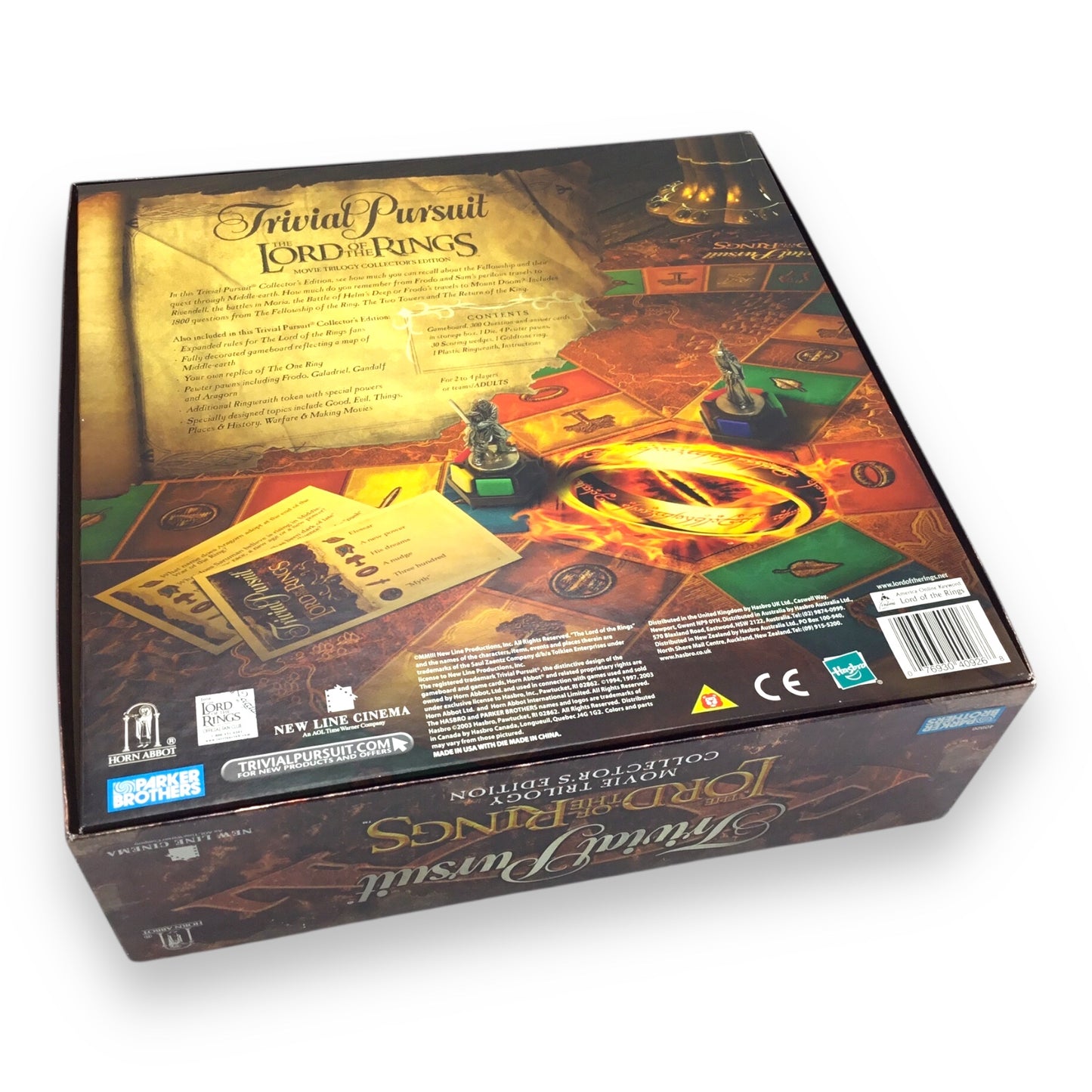 Lord of the Rings Movie Trilogy Collector’s Edition Trivial Pursuit Board Game – Parker Brothers