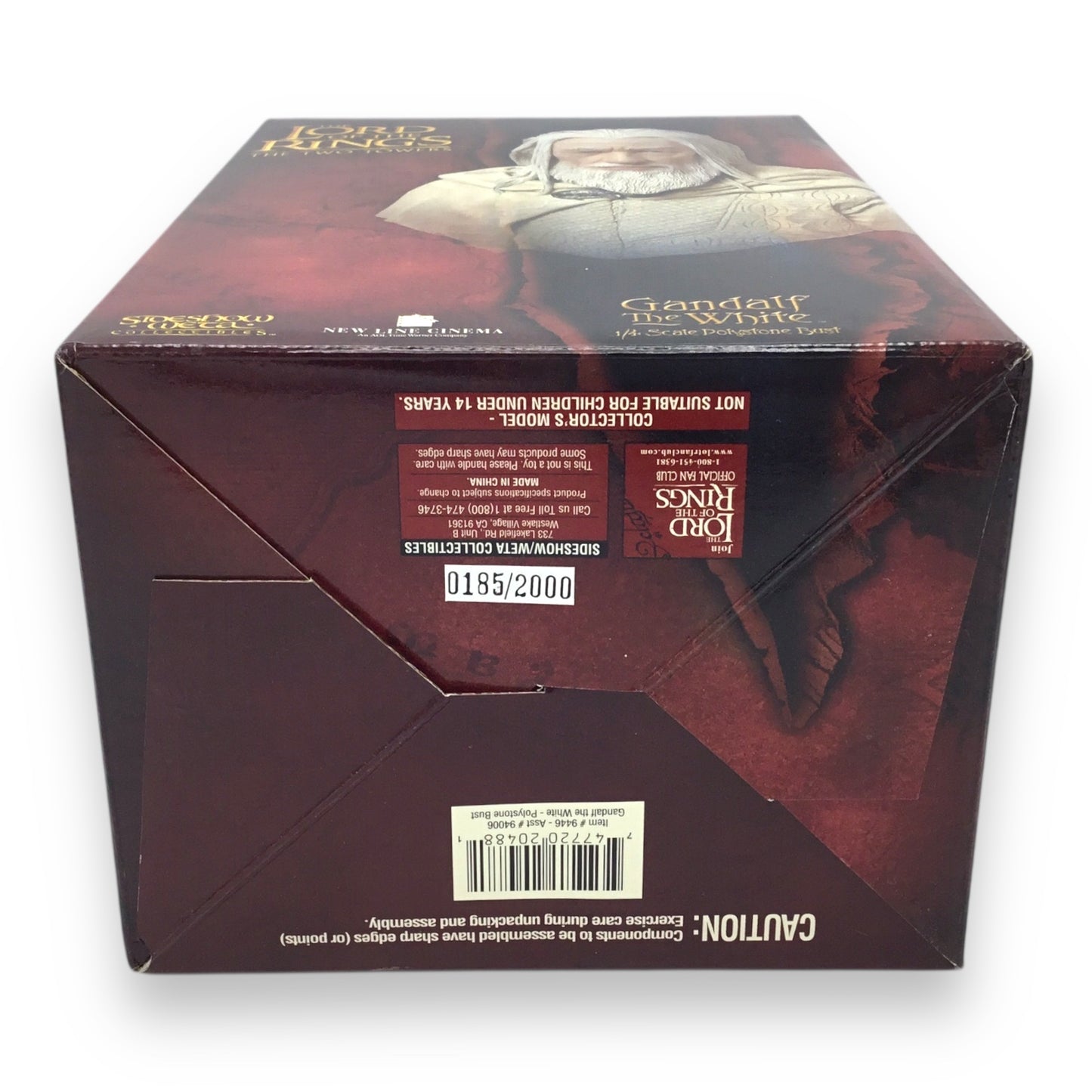 Lord of the Rings: The Two Towers Gandalf the White 1/4 Scale Polystone Bust – Sideshow Weta Collectibles (2003)