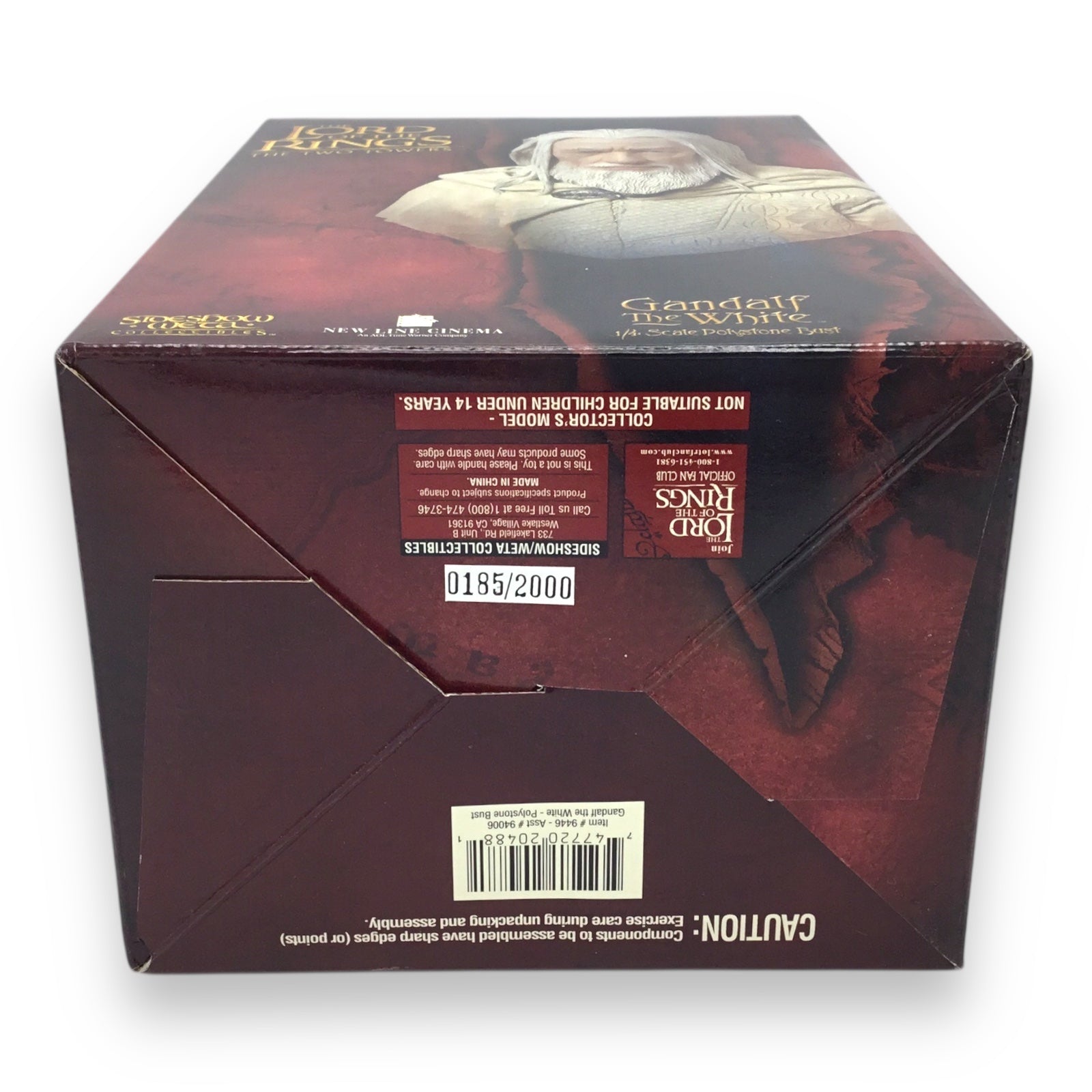 Lord of the Rings: The Two Towers Gandalf the White 1/4 Scale Polystone Bust – Sideshow Weta Collectibles (2003)