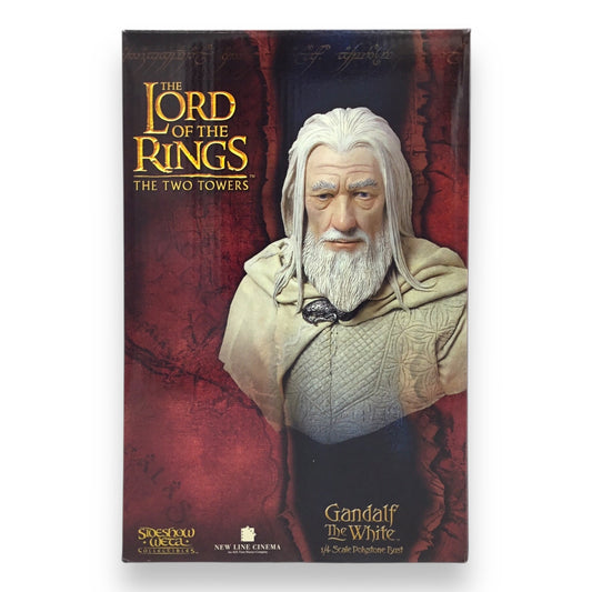 Lord of the Rings: The Two Towers Gandalf the White 1/4 Scale Polystone Bust – Sideshow Weta Collectibles (2003)