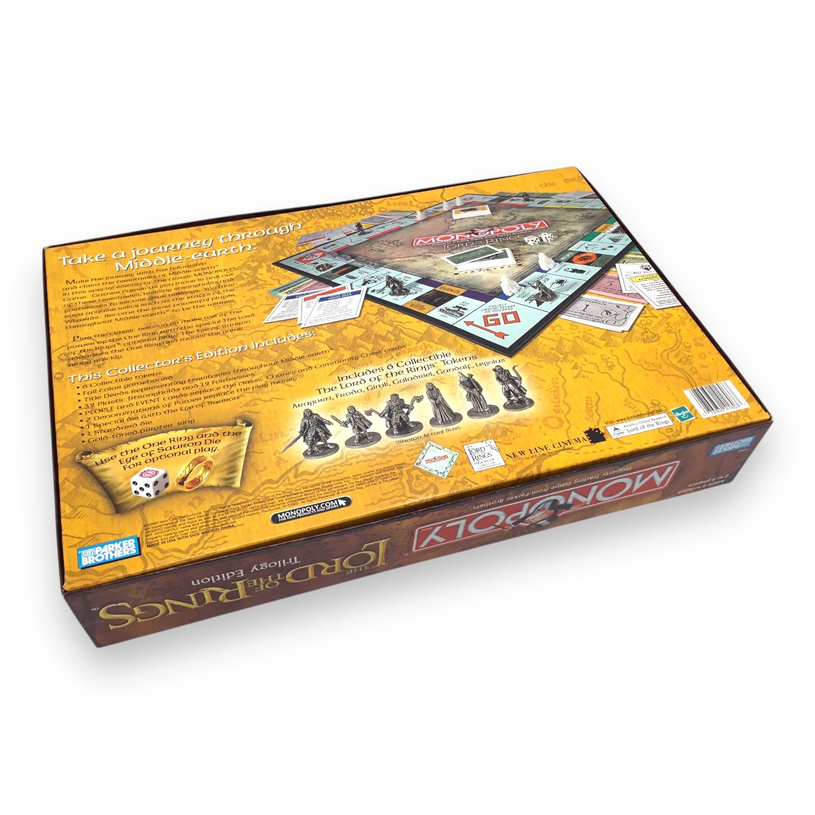 Lord of the Rings Trilogy Edition Monopoly Board Game – Parker Brothers (2003)