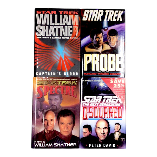 Lot of Four Star Trek Books: "Captain's Blood", "Spectre", and More