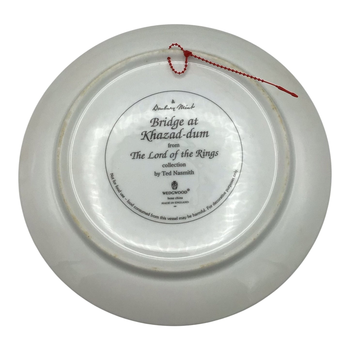 LotR Bridge at Khazad-dum Limited Edition Decorative Plate - Danbury Mint