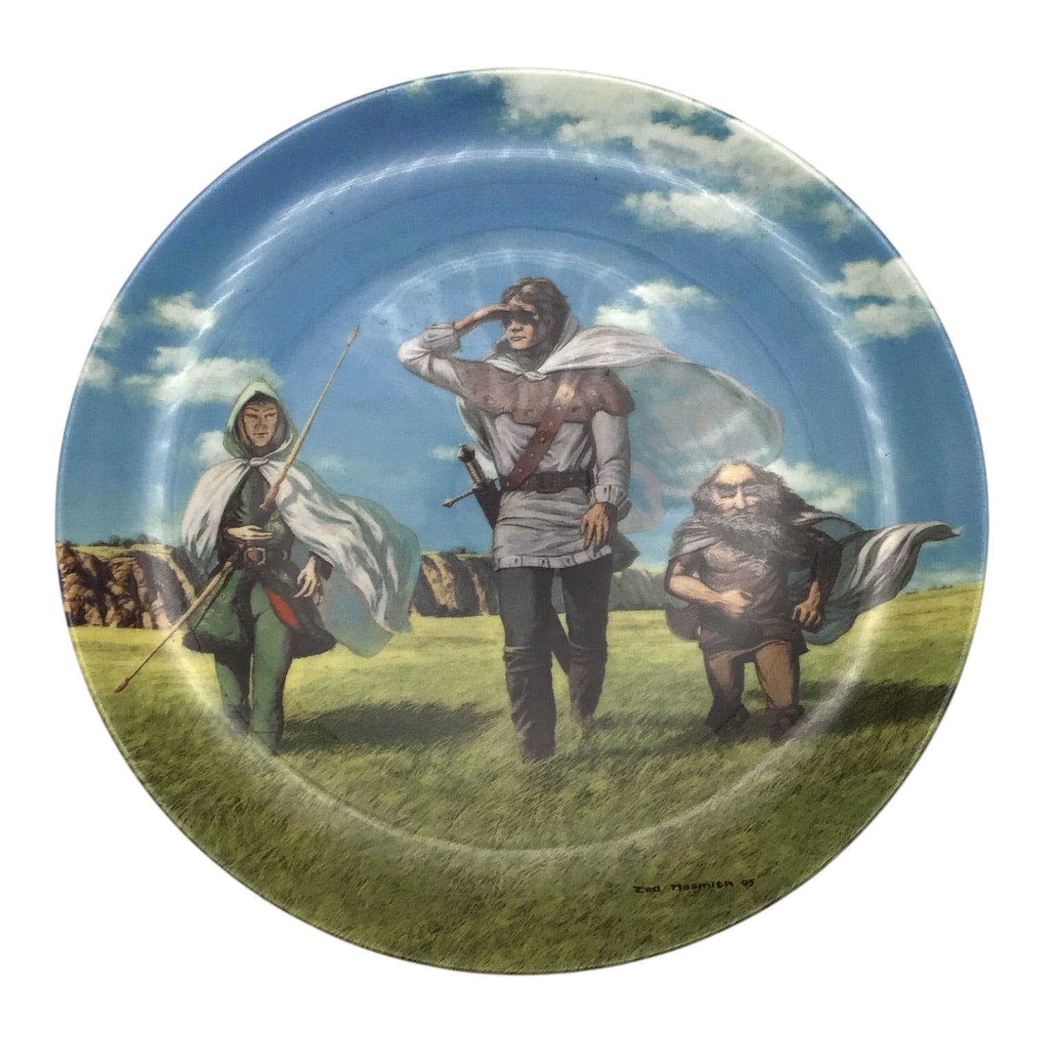 LotR Pursuit in Rohan Limited Edition Decorative Plate - Danbury Mint