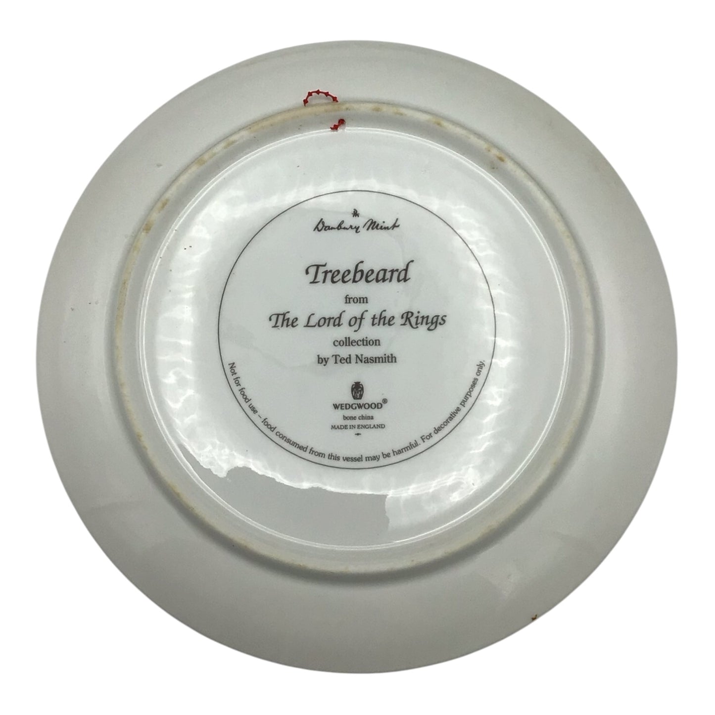 LotR Treebeard Limited Edition Decorative China Plate - Danbury Mint