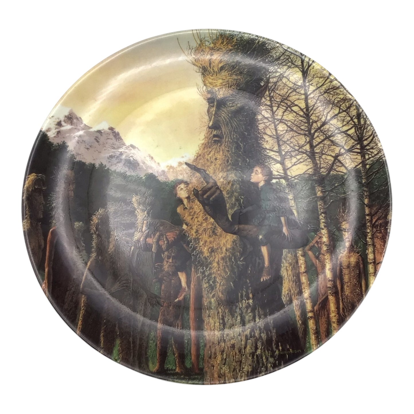 LotR Treebeard Limited Edition Decorative China Plate - Danbury Mint