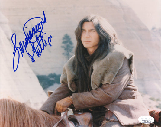 Lou Diamond Phillips Signed Photo 8x10, Lou Diamond Phillips Autograph as Chavez y Chavez in Young Guns on Horseback, JSA and PSA Letter Double Certified Authentic UU42381