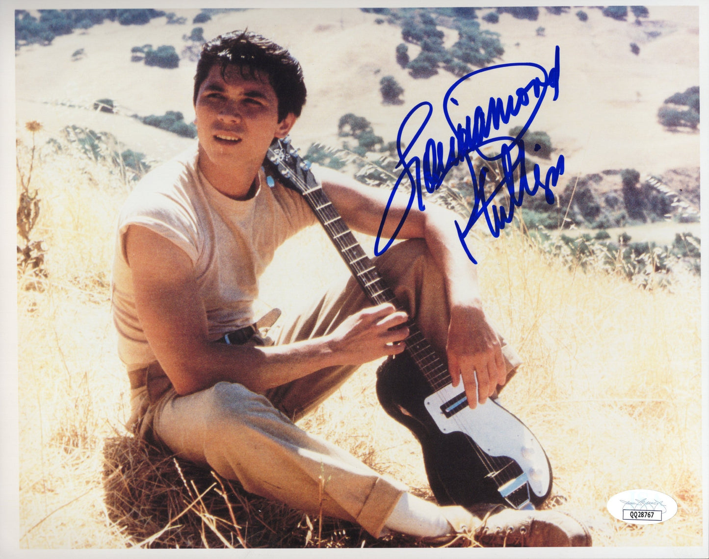 Lou Diamond Phillips in La Bamba Signed Photo 8x10, JSA and PSA Letter Double Certified Authentic QQ28767