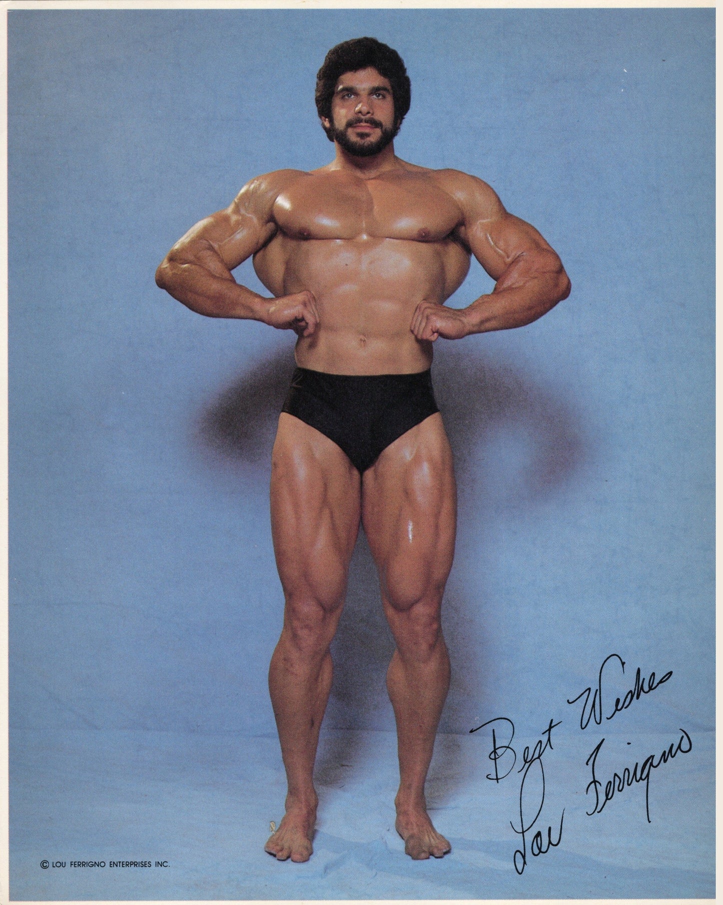 Lou Ferrigno The Hulk Signed Photo 8x10