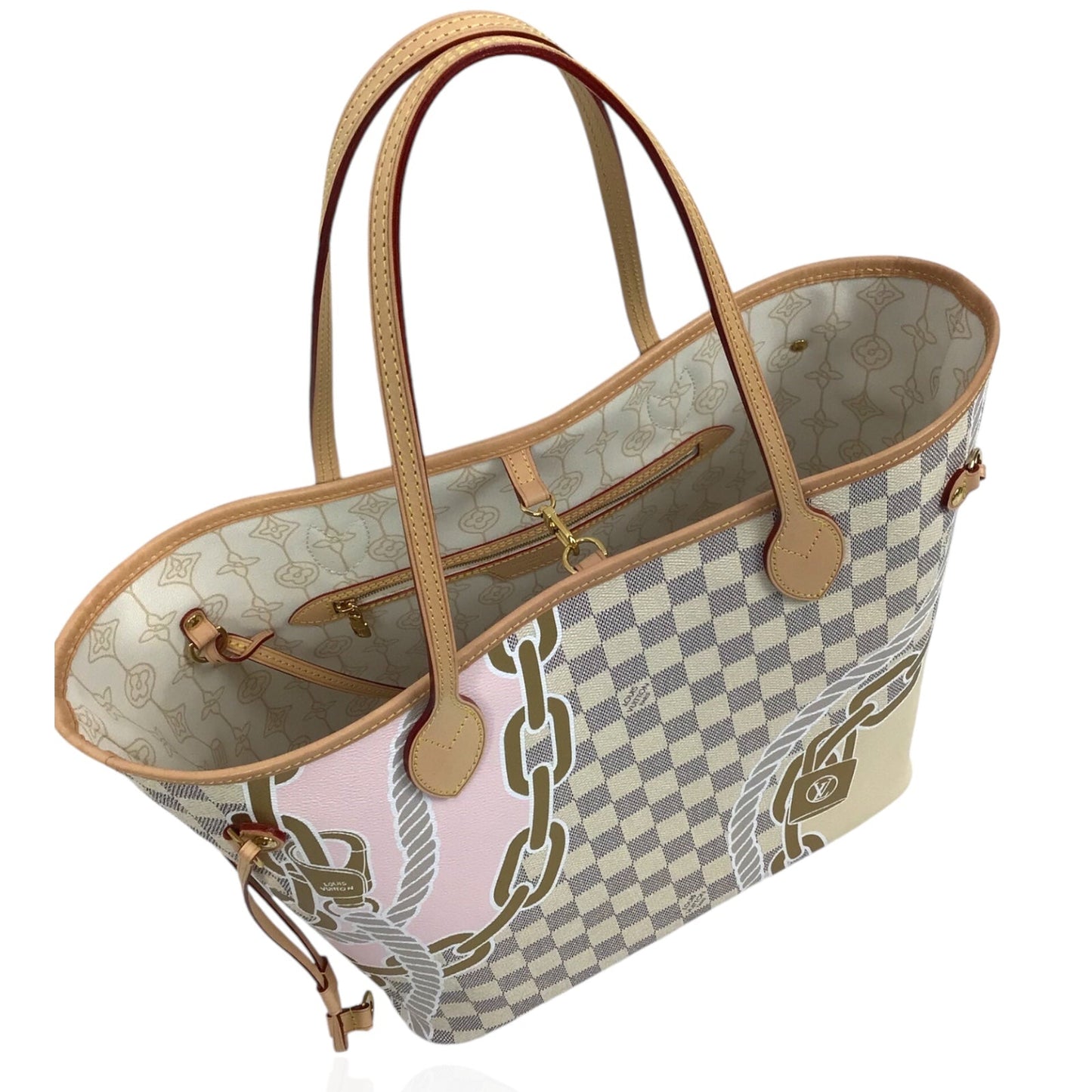 Louis Vuitton Damier Azur Nautical Neverfull MM