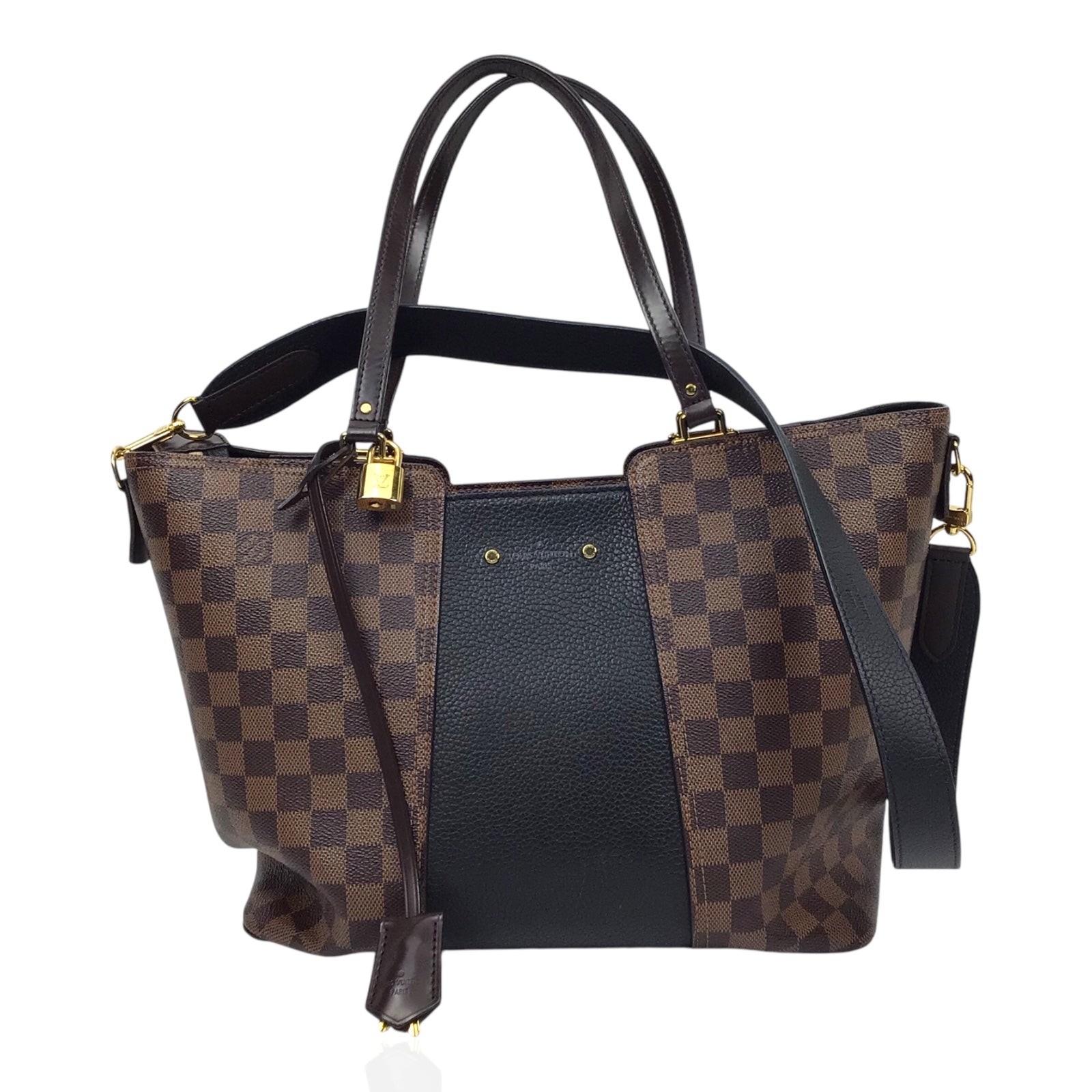 Louis Vuitton Damier Ebene Jersey Handbag – Timeless Luxury