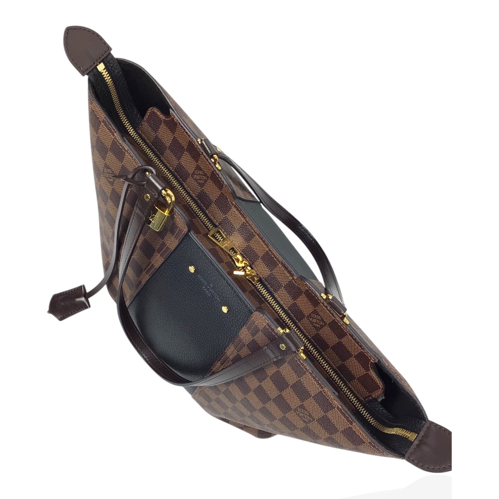 Louis Vuitton Damier Ebene Jersey Handbag – Timeless Luxury