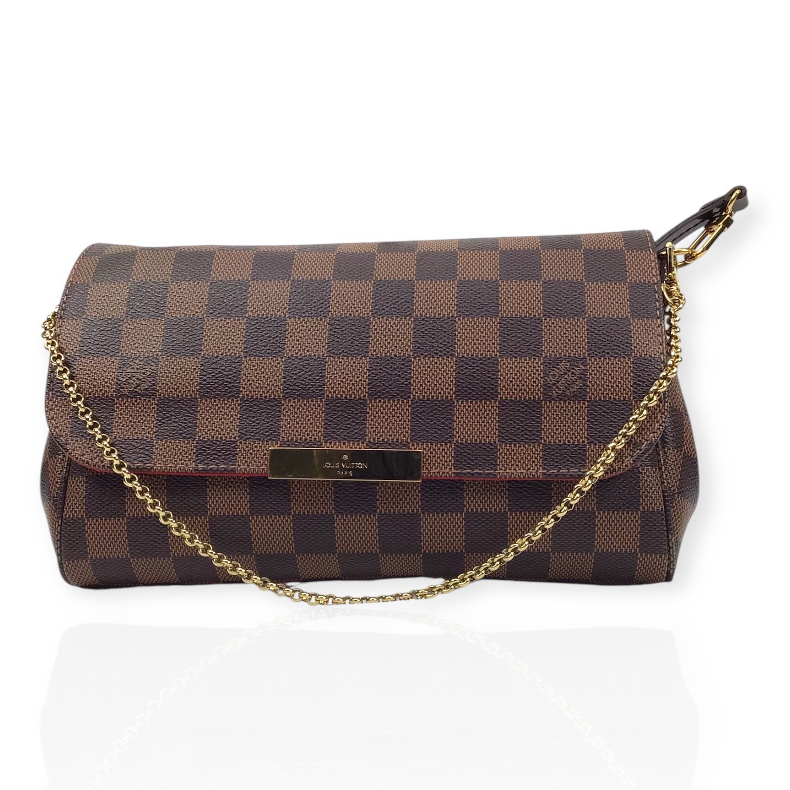 Louis Vuitton Favorite MM Bag - Damier Ebene Canvas