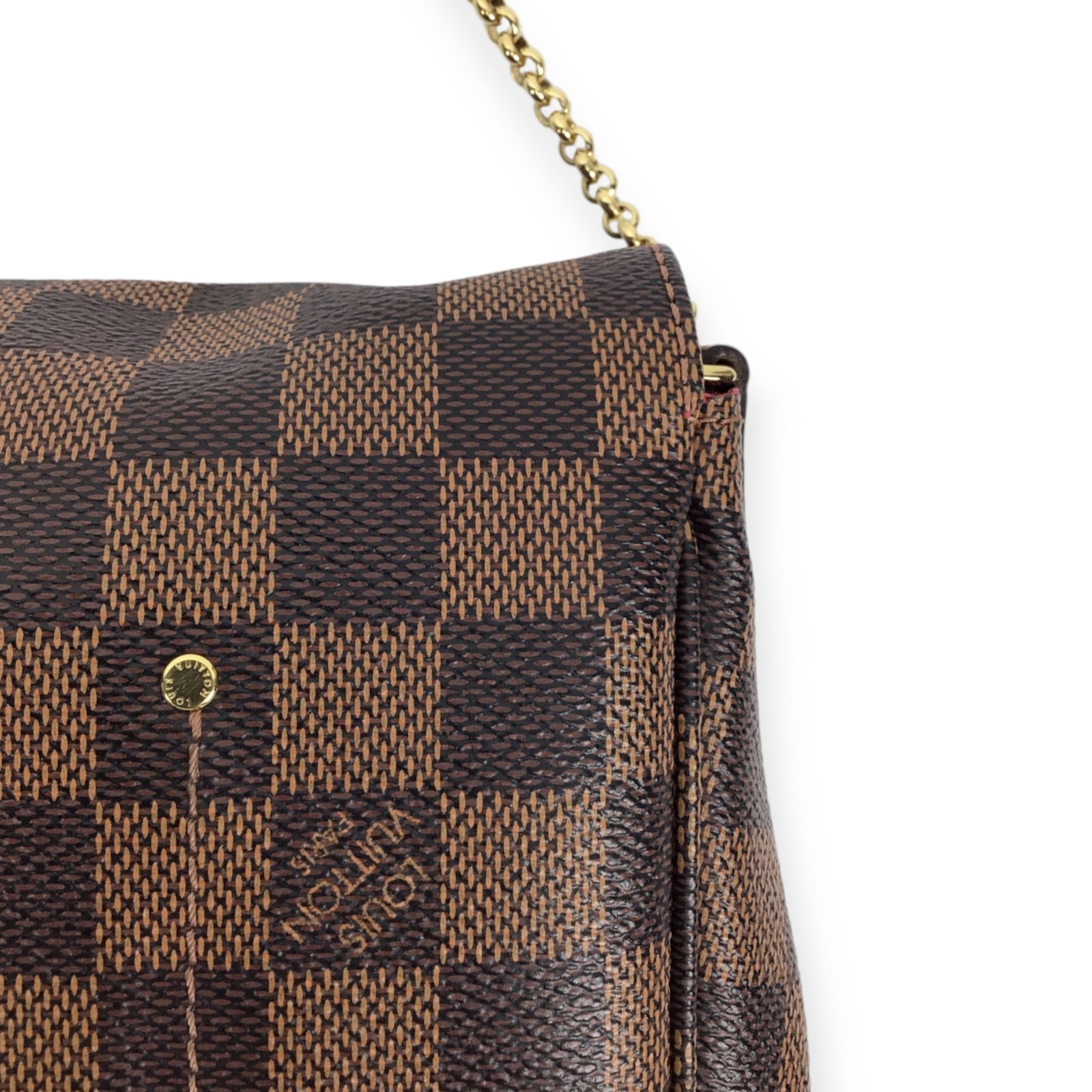 Louis Vuitton Favorite MM Bag - Damier Ebene Canvas