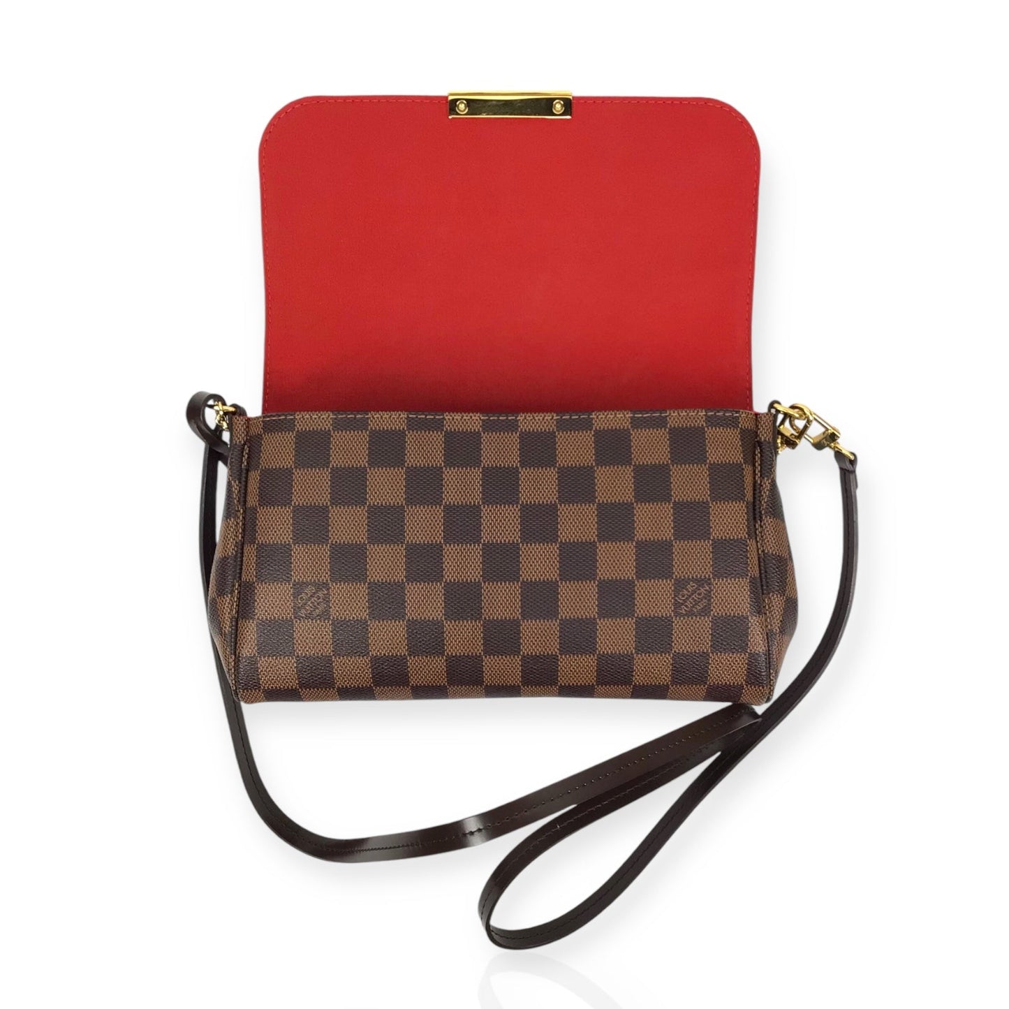 Louis Vuitton Favorite MM Bag - Damier Ebene Canvas