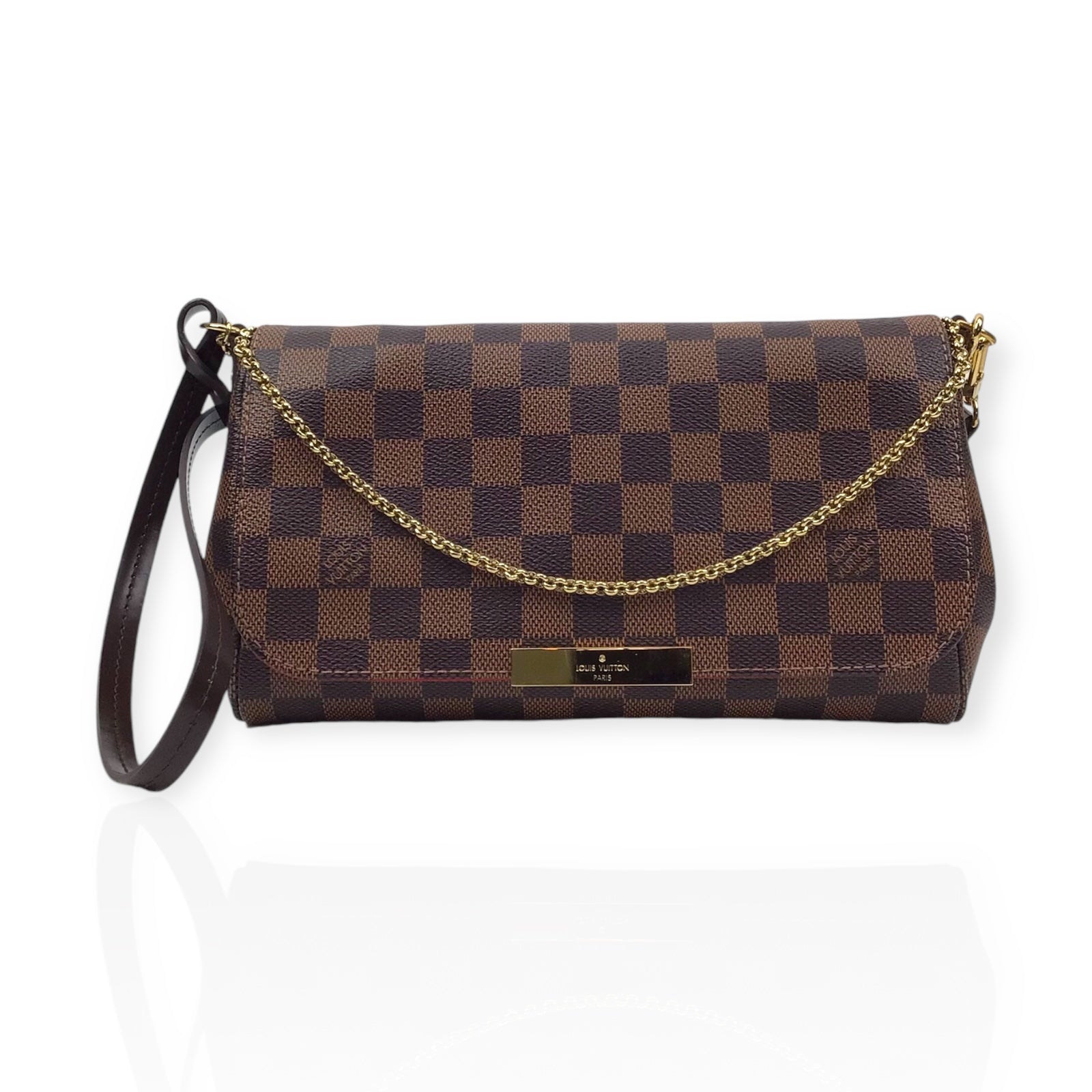 Louis Vuitton Favorite MM Bag - Damier Ebene Canvas