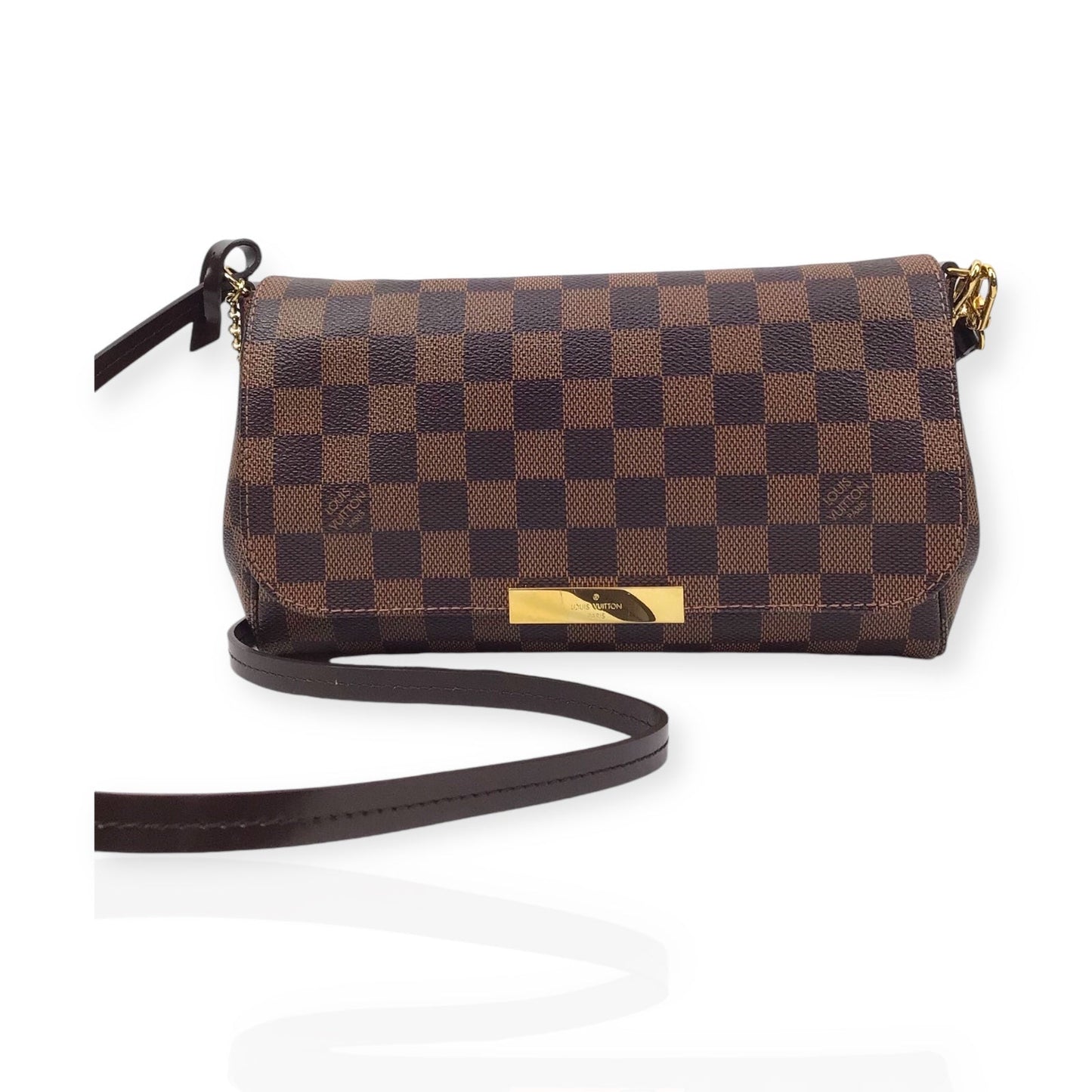 Louis Vuitton Favorite MM Bag - Damier Ebene Canvas