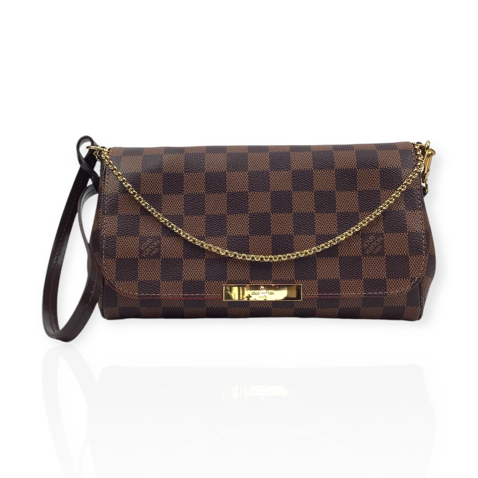 Louis Vuitton Favorite MM Bag - Damier Ebene Canvas