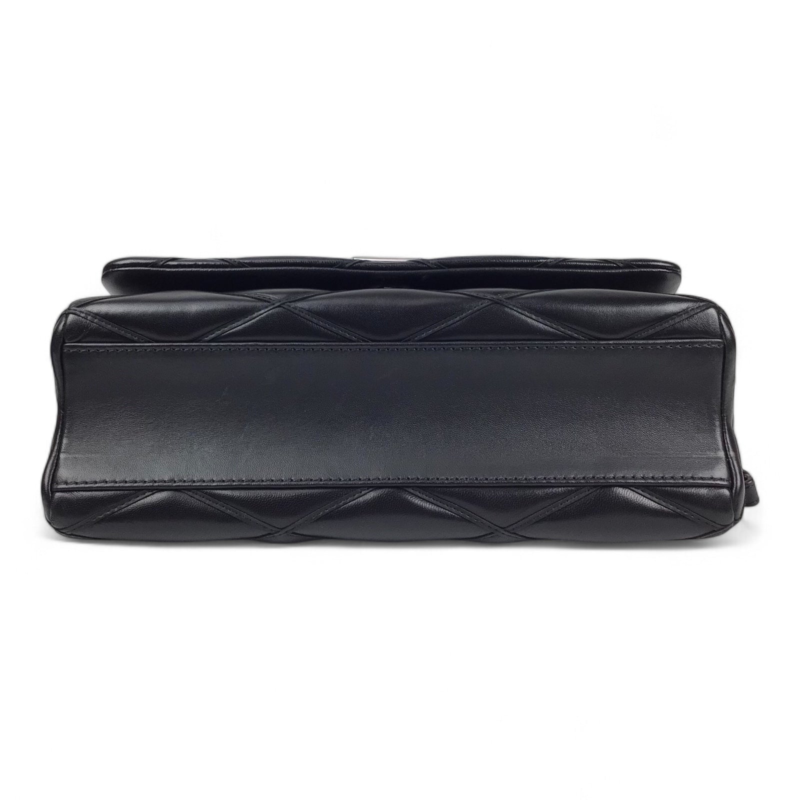 Louis Vuitton G0-14 Malletage MM Black Quilted Leather Shoulder Bag w/Box & Mirror
