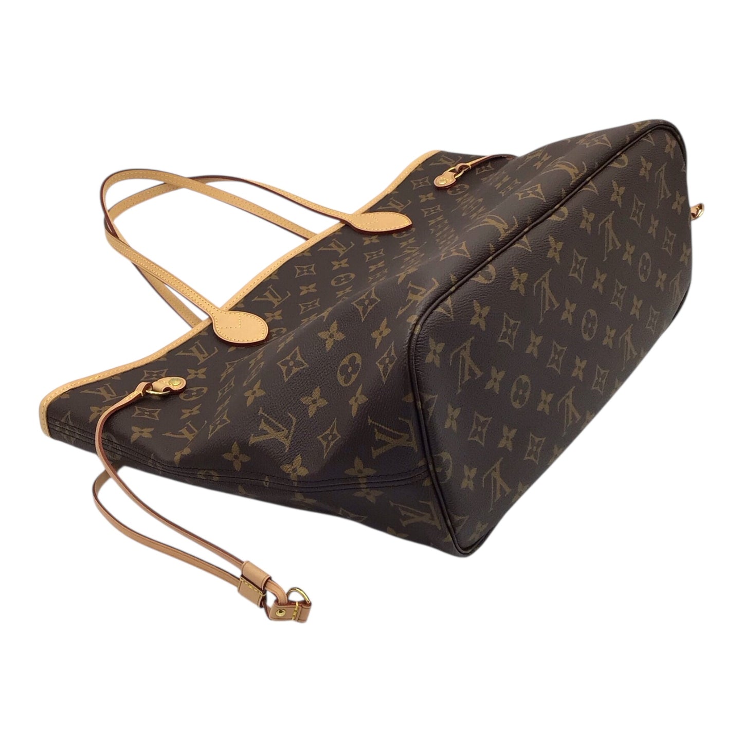 Louis Vuitton Neverfull MM Monogram Tote – Red Interior, Vachetta Straps, 2022 with Box