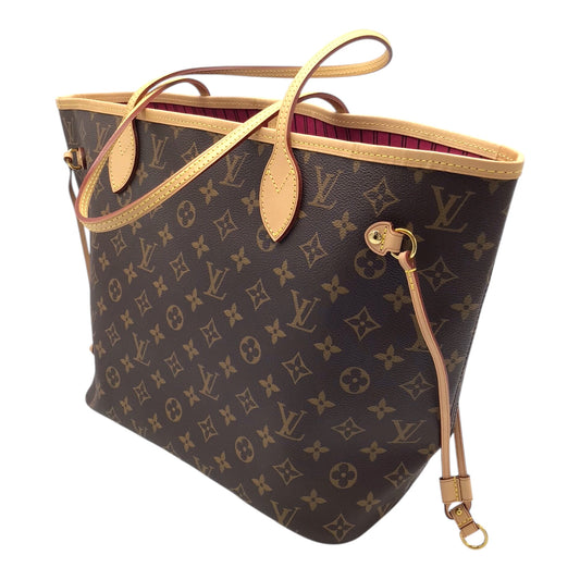 Louis Vuitton Neverfull MM Monogram Tote – Red Interior, Vachetta Straps, 2022 with Box