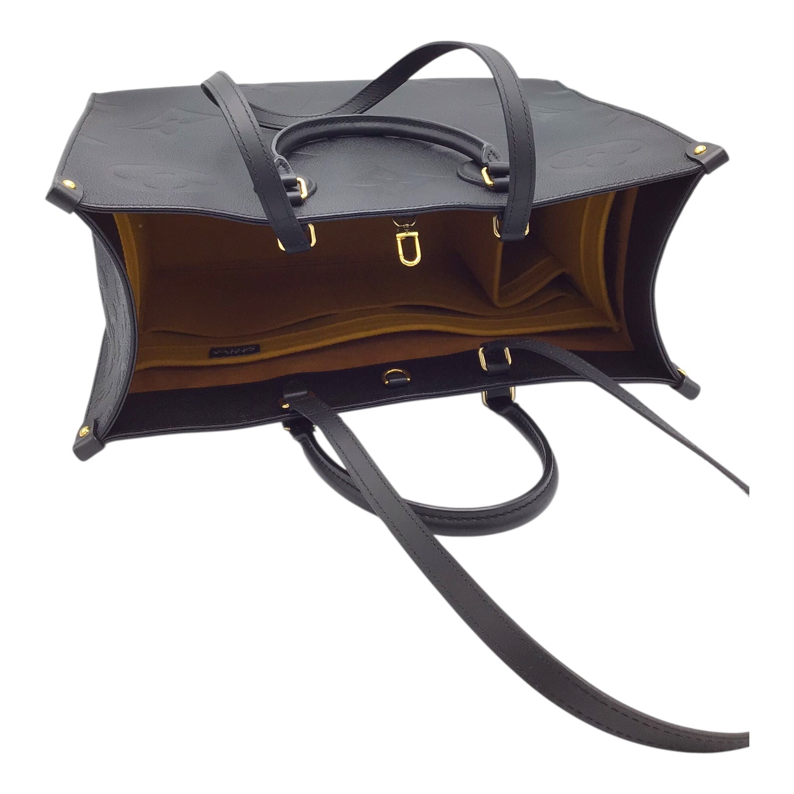 Louis Vuitton Onthego GM 2019 Black Empreinte Monogram Leather Tote