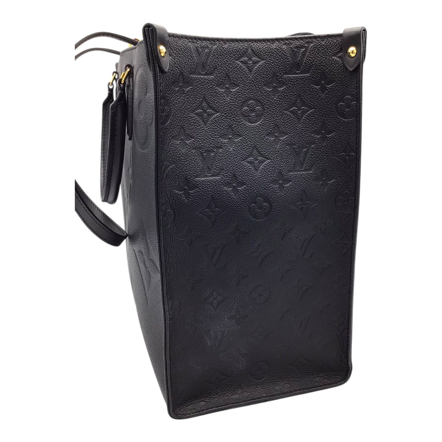 Louis Vuitton Onthego GM 2019 Black Empreinte Monogram Leather Tote