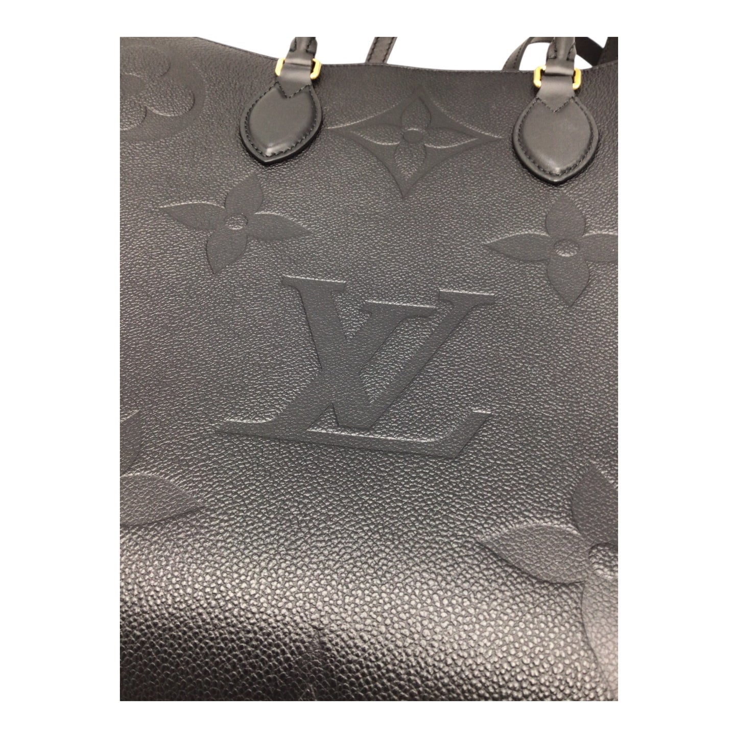 Louis Vuitton Onthego GM 2019 Black Empreinte Monogram Leather Tote