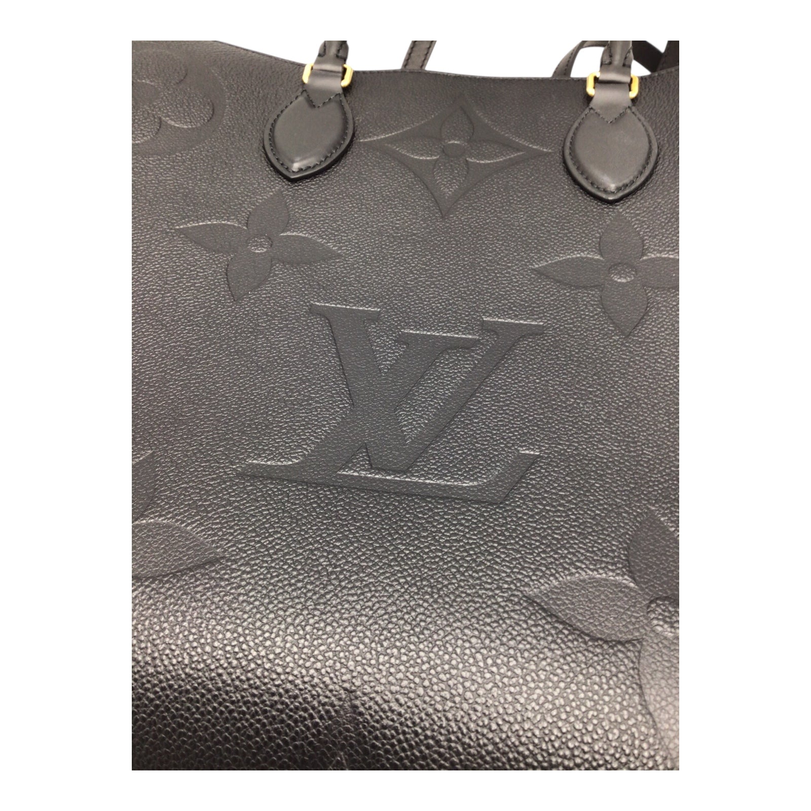 Louis Vuitton Onthego GM 2019 Black Empreinte Monogram Leather Tote