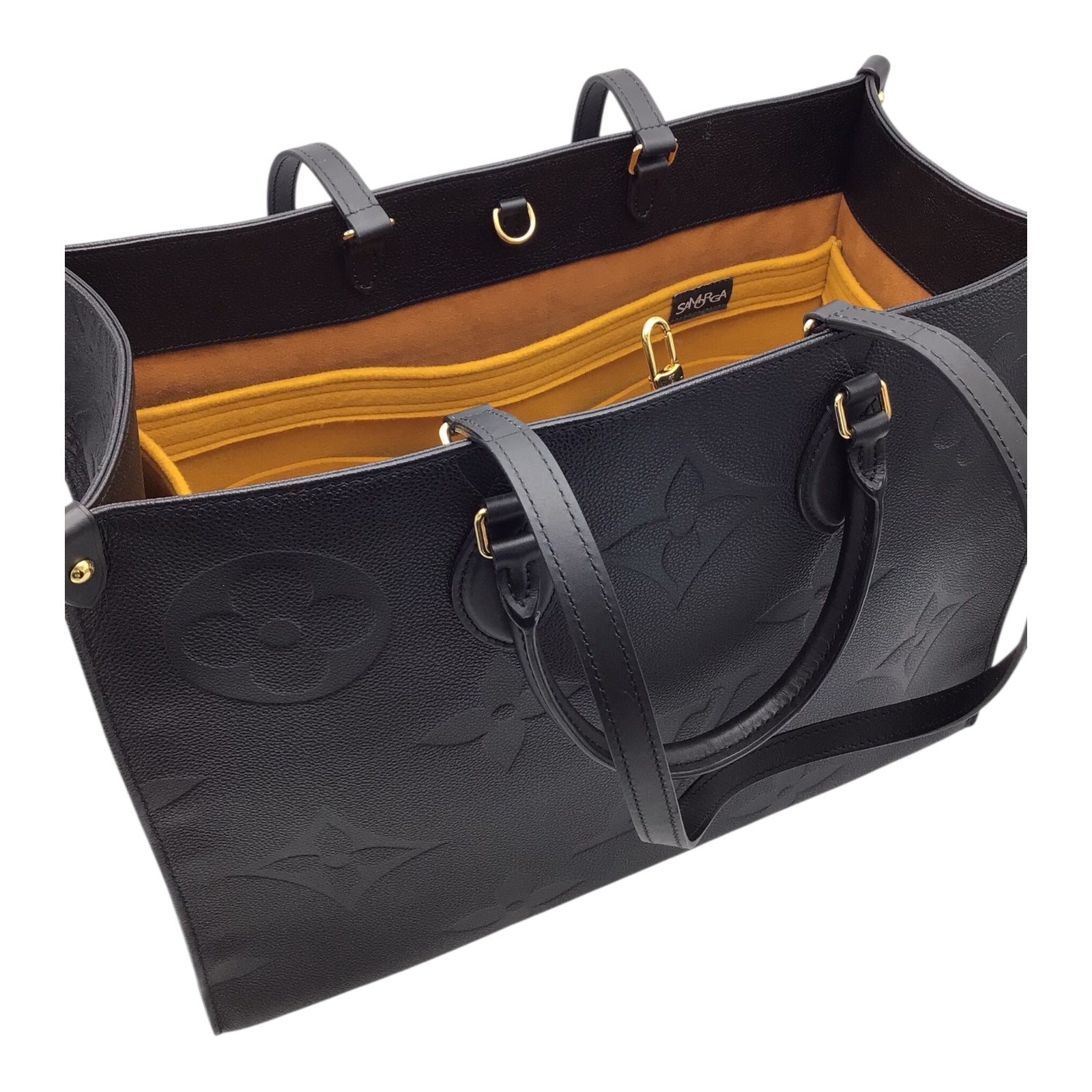 Louis Vuitton Onthego GM 2019 Black Empreinte Monogram Leather Tote