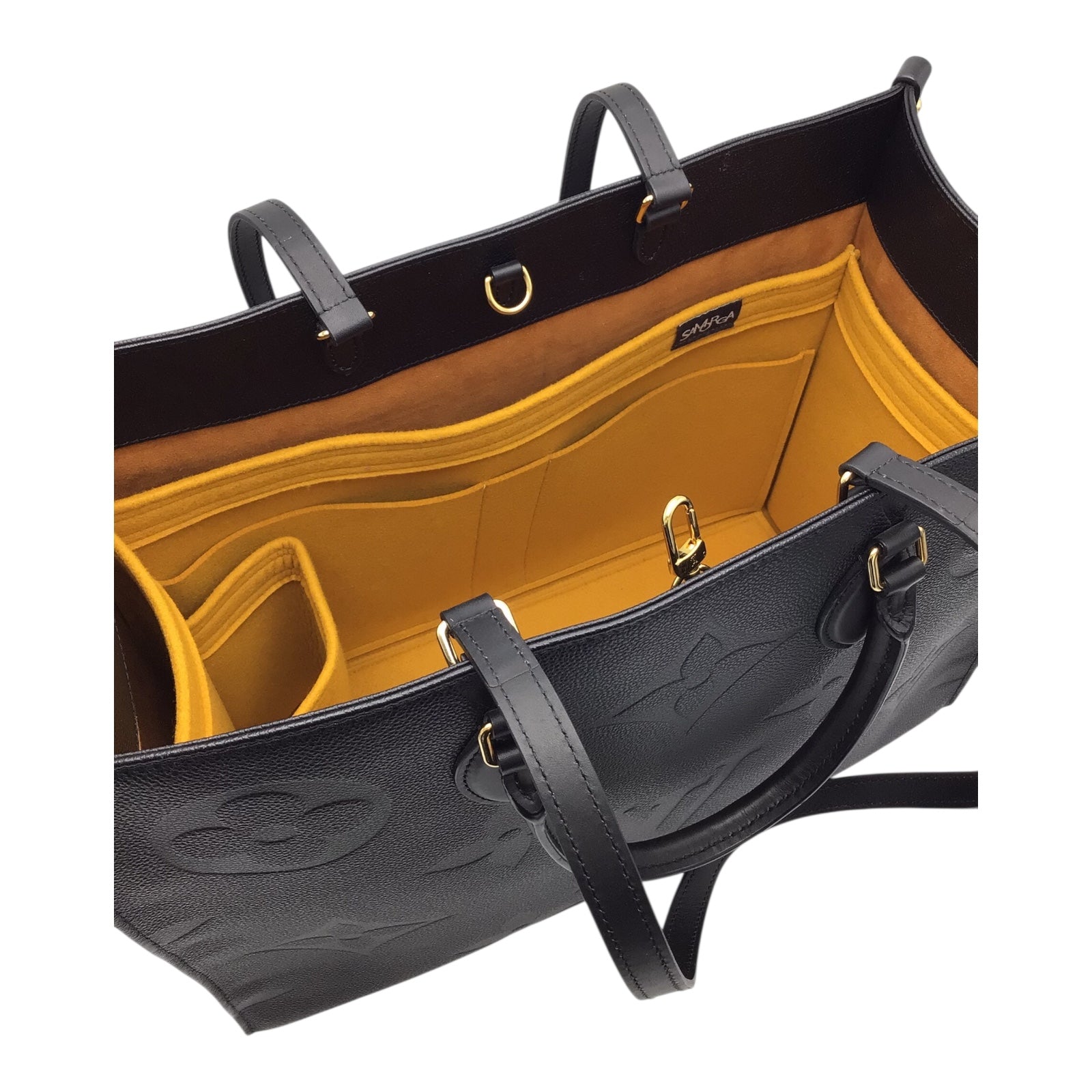 Louis Vuitton Onthego GM 2019 Black Empreinte Monogram Leather Tote